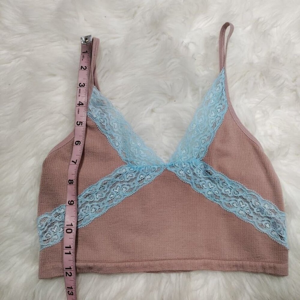 NWOT Urban Outfitters Out From Under Chrysalis Seamless Lace Trim Bralette Top M - Picture 7 of 7